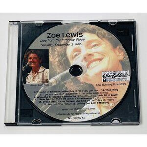 Zoe Lewis Love from the Kennedy Stage CD 2006 Kerrville Folk Festival EUC